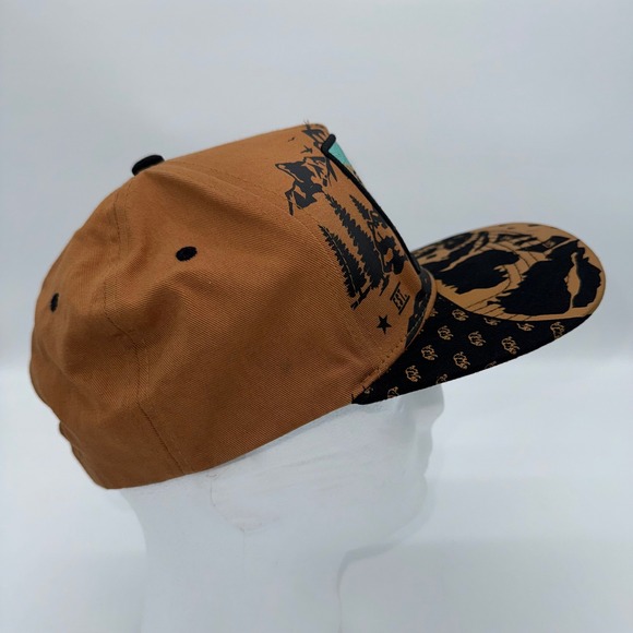 Top Level California Republic Bear Trees Snapback Trucker Hat  Adjustable - Picture 5 of 9